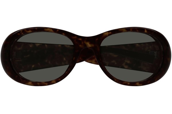 Okulary przeciwsłoneczne Saint Laurent SL736 002 Owalne Havana