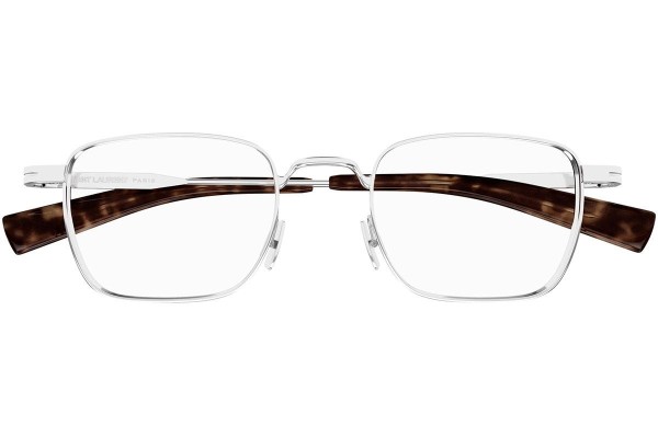 Okulary korekcyjne Saint Laurent SL729 005 Kwadratowe Srebrne