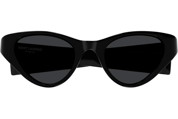 Okulary przeciwsłoneczne Saint Laurent SLM144 001 Kocie oczy Czarne