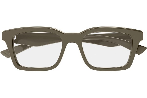 Okulary korekcyjne Alexander McQueen AM0476O 005 Kwadratowe Brązowe