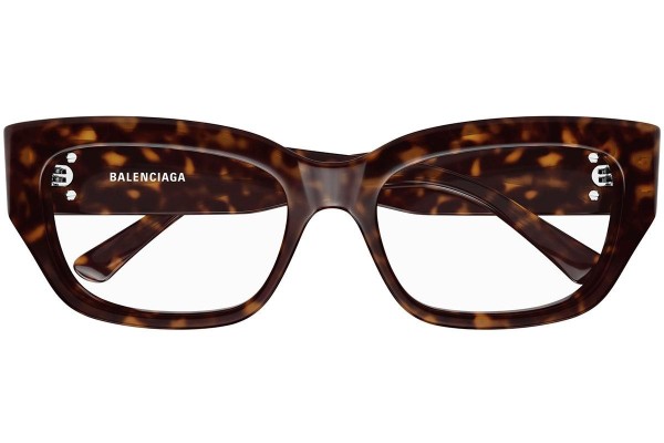 Okulary korekcyjne Balenciaga BB0363O 004 Kwadratowe Havana