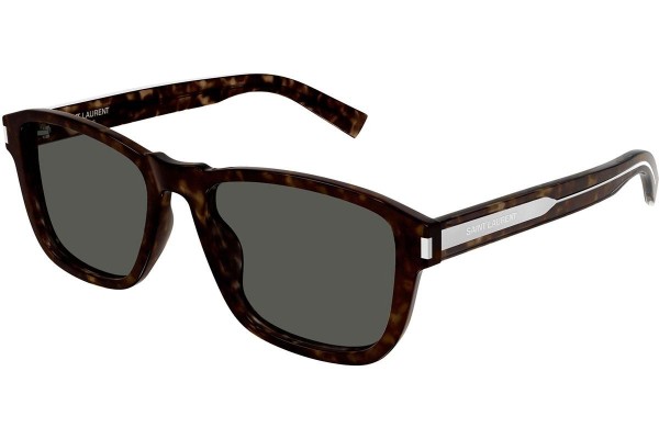 Okulary przeciwsłoneczne Saint Laurent SL710 002 Kwadratowe Havana