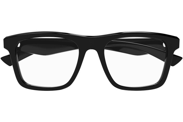 Okulary korekcyjne Alexander McQueen AM0475O 006 Kwadratowe Czarne