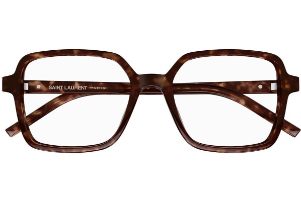 Okulary korekcyjne Saint Laurent SLM139 002 Kwadratowe Havana