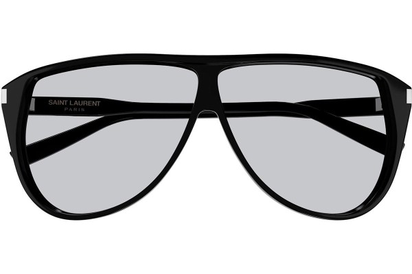 Okulary przeciwsłoneczne Saint Laurent SL731GASPAR 001 Kwadratowe Czarne