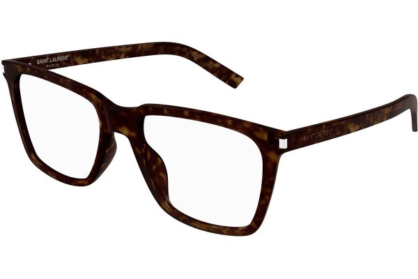 Okulary korekcyjne Saint Laurent SL717SLIM 002 Kwadratowe Havana