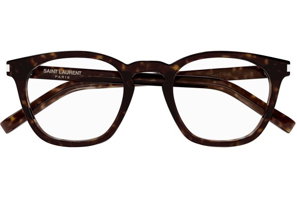 Okulary korekcyjne Saint Laurent SL28OPT 007 Okrągłe Havana