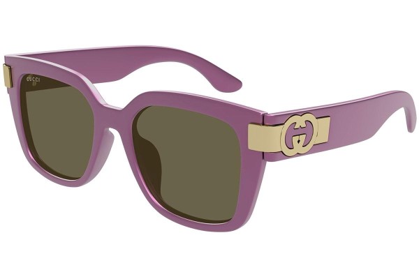 Okulary przeciwsłoneczne Gucci GG1690SK 004 Kwadratowe Fioletowe