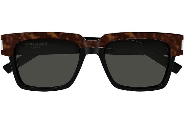 Okulary przeciwsłoneczne Saint Laurent SL732VADIM 003 Kwadratowe Havana