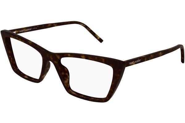 Okulary korekcyjne Saint Laurent SL737MICATHINOPT 002 Kocie oczy Havana