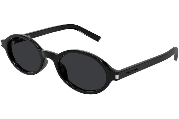 Okulary przeciwsłoneczne Saint Laurent SL751JEANNE 001 Owalne Czarne