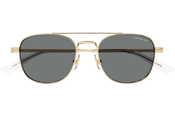 Okulary przeciwsłoneczne Mont Blanc MB0363S 001 Pilotki (Aviator) Złote