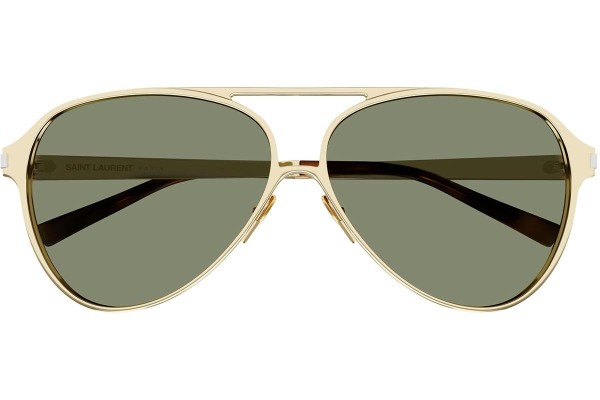 Okulary przeciwsłoneczne Saint Laurent SL734 004 Pilotki (Aviator) Złote