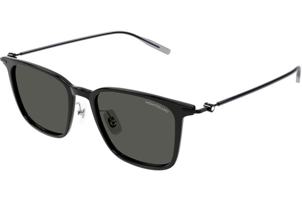 Okulary przeciwsłoneczne Mont Blanc MB0354S 001 Kwadratowe Czarne