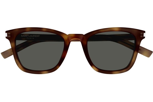 Okulary przeciwsłoneczne Saint Laurent SL716SLIM 003 Kwadratowe Havana