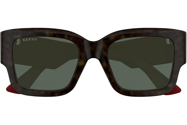 Okulary przeciwsłoneczne Gucci GG1663S 002 Kwadratowe Havana