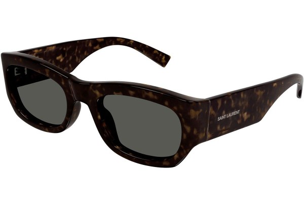 Okulary przeciwsłoneczne Saint Laurent SL713 002 Kwadratowe Havana