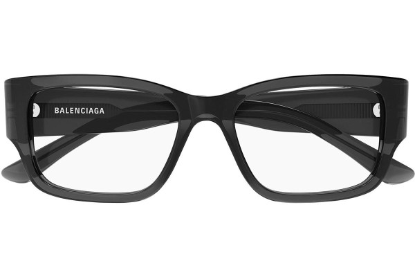 Okulary korekcyjne Balenciaga BB0371O 004 Kwadratowe Szare