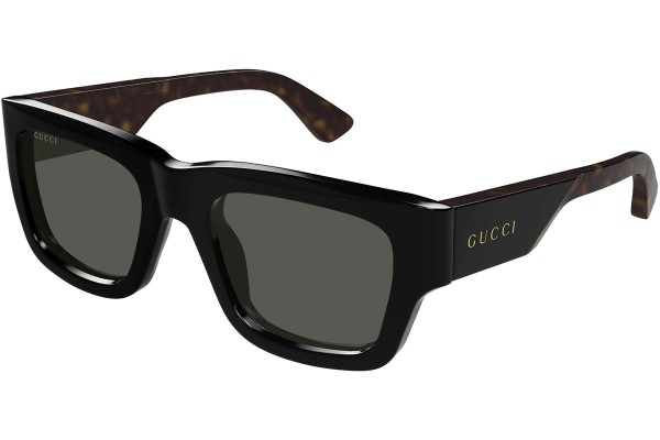 Okulary przeciwsłoneczne Gucci GG1668S 001 Kwadratowe Czarne