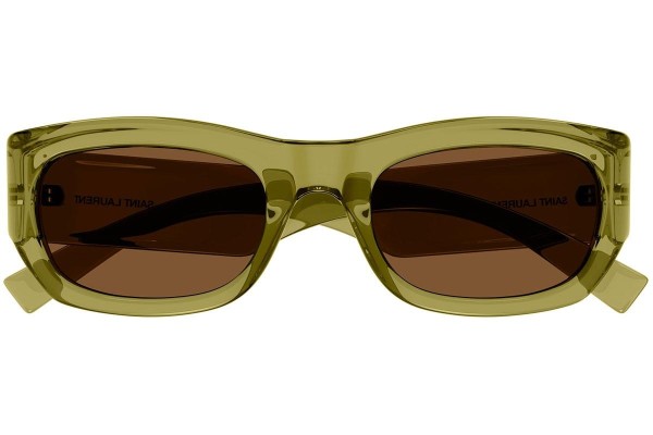 Okulary przeciwsłoneczne Saint Laurent SL713 004 Kwadratowe Zielone