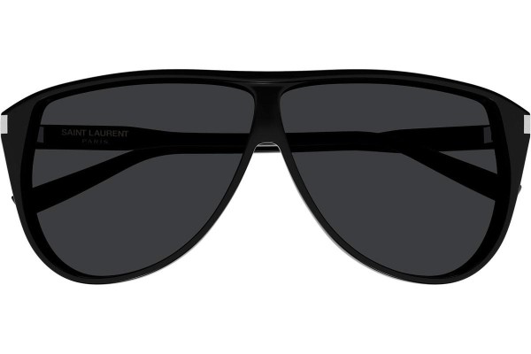 Okulary przeciwsłoneczne Saint Laurent SL731GASPAR 002 Kwadratowe Czarne