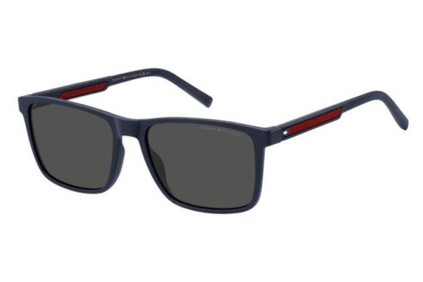 Okulary przeciwsłoneczne Tommy Hilfiger TH2201/S 8RU/IR Kwadratowe Niebieskie