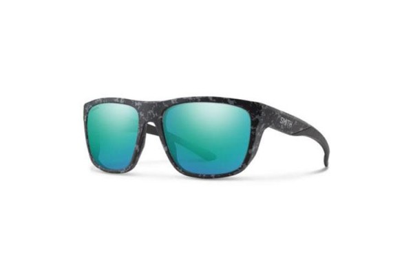 Okulary przeciwsłoneczne Smith BARRA/S UHX/QG Polarized Kwadratowe Czarne