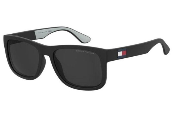 Okulary przeciwsłoneczne Tommy Hilfiger TH1556/N/S 08A/IR Kwadratowe Czarne