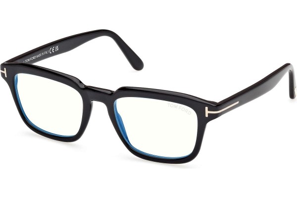 Okulary korekcyjne Tom Ford FT6032-B 001 Kwadratowe Czarne