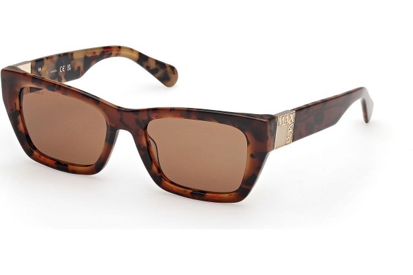 Okulary przeciwsłoneczne Max&Co. MO0124 52E Kocie oczy Havana