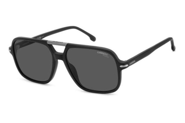 Okulary przeciwsłoneczne Carrera CARRERA350/S RZZ/M9 Polarized Kwadratowe Czarne