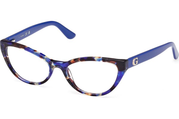 Okulary korekcyjne Guess GU50236 092 Kocie oczy Niebieskie