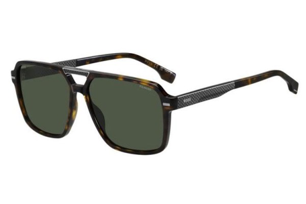 Okulary przeciwsłoneczne BOSS BOSS1766/S 086/UC Polarized Kwadratowe Havana