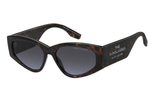 Okulary przeciwsłoneczne Marc Jacobs MARC803/S 086/GB Kocie oczy Havana