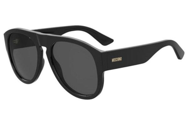 Okulary przeciwsłoneczne Moschino MOS176/S 807/IR Pilotki (Aviator) Czarne