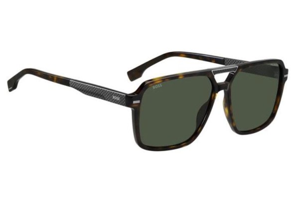 Okulary przeciwsłoneczne BOSS BOSS1766/S 086/UC Polarized Kwadratowe Havana