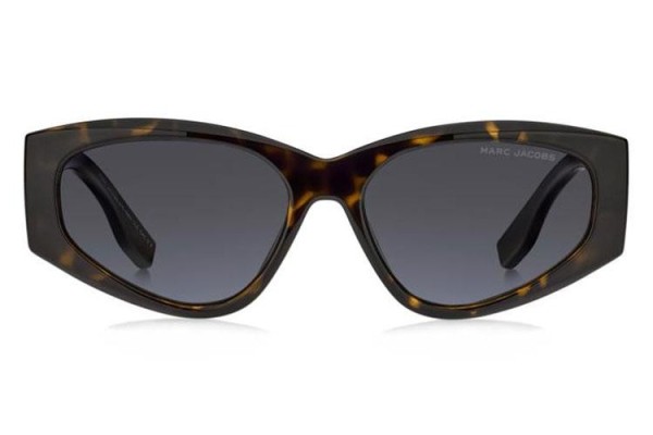 Okulary przeciwsłoneczne Marc Jacobs MARC803/S AB8/WJ Polarized Kocie oczy Havana