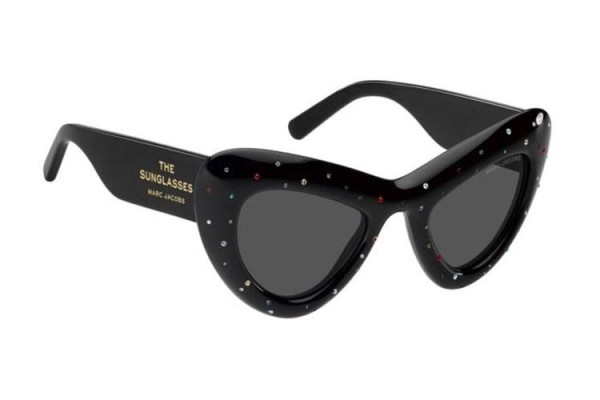 Okulary przeciwsłoneczne Marc Jacobs MARC798/SSTR 807/IR Kocie oczy Czarne