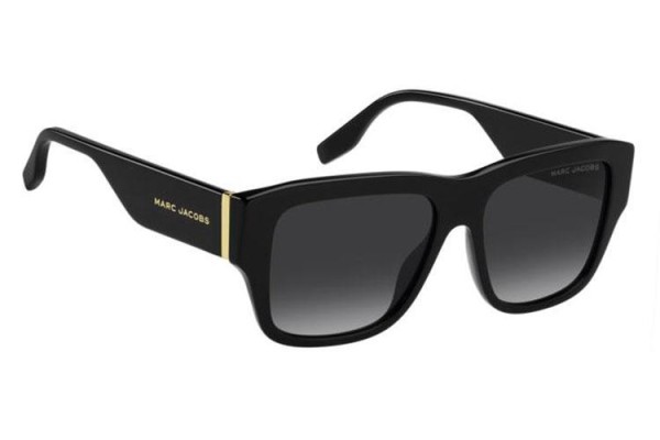 Okulary przeciwsłoneczne Marc Jacobs MARC842/S 2M2/9O Kwadratowe Czarne