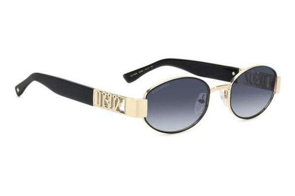 Okulary przeciwsłoneczne Dsquared2 D20155/S 0NZ/08 Owalne Złote