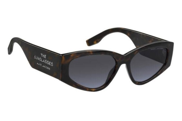 Okulary przeciwsłoneczne Marc Jacobs MARC803/S 086/GB Kocie oczy Havana