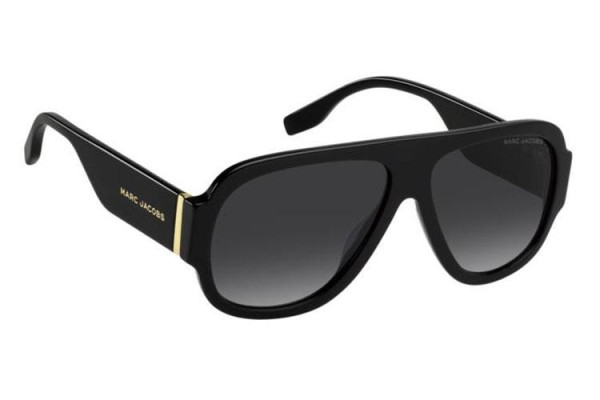 Okulary przeciwsłoneczne Marc Jacobs MARC843/S 807/9O Pilotki (Aviator) Czarne