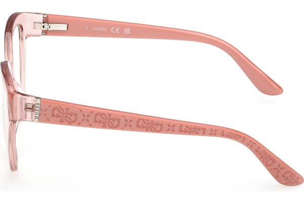 Okulary korekcyjne Guess GU50232 072 Kocie oczy Różowe