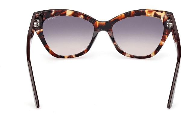 Okulary przeciwsłoneczne Guess GU00204 52B Kocie oczy Havana