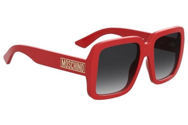 Okulary przeciwsłoneczne Moschino MOS180/S C9A/9O Kwadratowe Czerwone