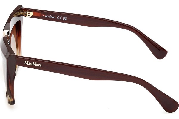 Okulary przeciwsłoneczne Max Mara Spark-7 MM0137 50F Kocie oczy Brązowe