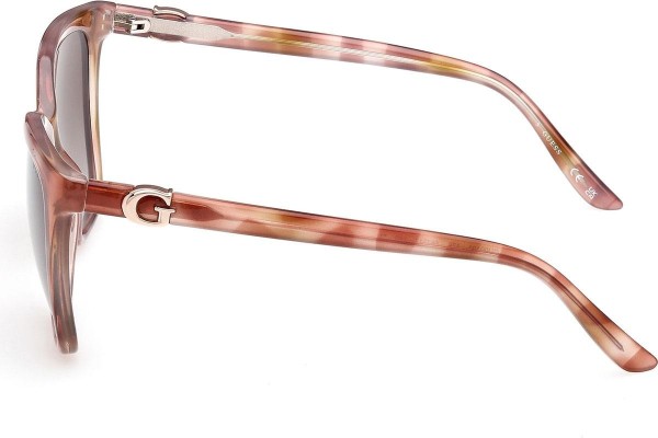 Okulary przeciwsłoneczne Guess GU00191 47F Kocie oczy Havana