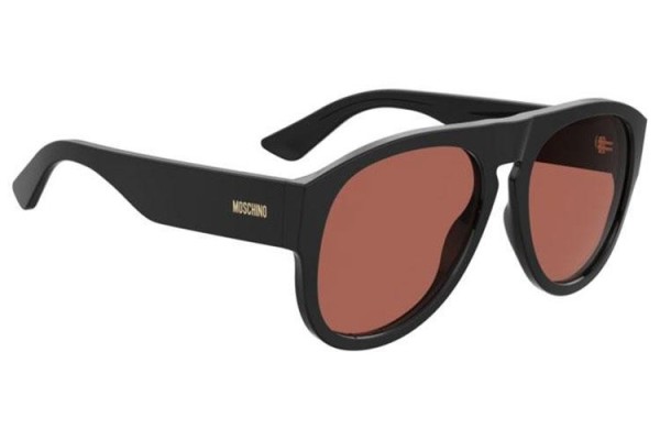 Okulary przeciwsłoneczne Moschino MOS176/S 807/U1 Pilotki (Aviator) Czarne