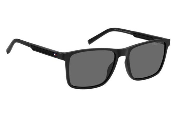 Okulary przeciwsłoneczne Tommy Hilfiger TH2201/S 807/M9 Polarized Kwadratowe Czarne