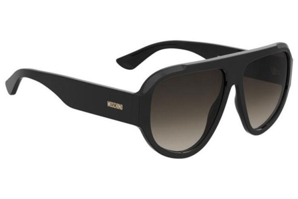 Okulary przeciwsłoneczne Moschino MOS183/S 807/HA Pilotki (Aviator) Czarne